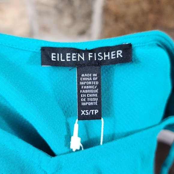 Nwt Eileen Fisher XS Crepe Drop Waist Dress - Picture 6 of 8